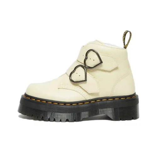 Dr.Martens Ботильоны Женские Кремово-Желтые