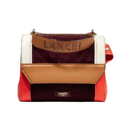 LANCEL Сумка через плечо из коровьей кожи Женская Черная смородина