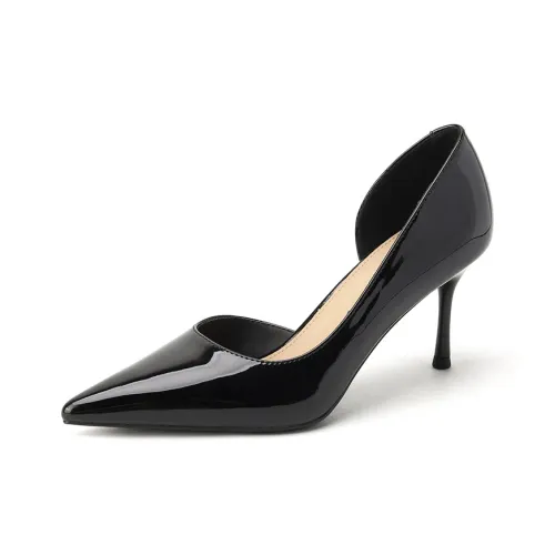 Zubumei Узкий каблук Высокие каблуки 7,5CM Женские Черный