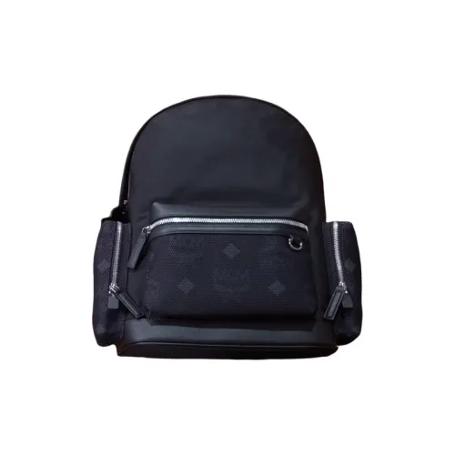 MCM Переработанный нейлон Рюкзак Средний Женский Черный