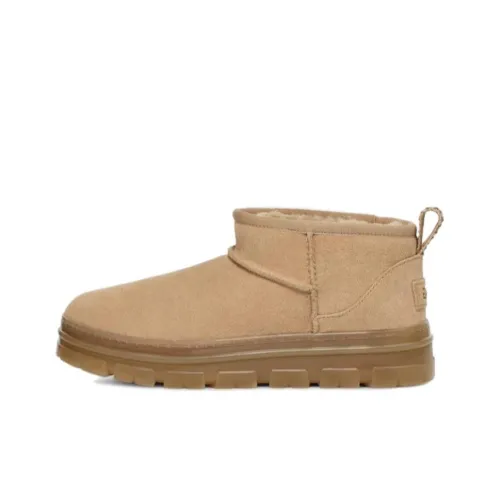 UGG Термические Короткие Снежные Ботинки Женские Светло-Коричневые