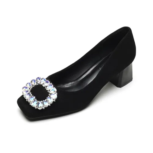 Lanza Грубый каблук Высокие каблуки Женские Черный