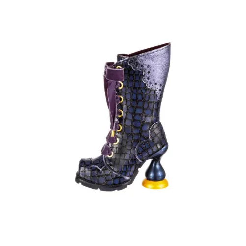 IRREGULAR CHOICE Dark Tower Ботильоны 10,8 см Женские Синий Фиолетовый