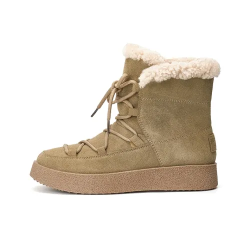 Joy Mario Термический Увеличение Высоты Короткие Снежные Ботинки для Голени Женские