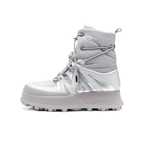 R'AZZURRO Light Feather Сноубутсы Женские Потертый Rock Серый