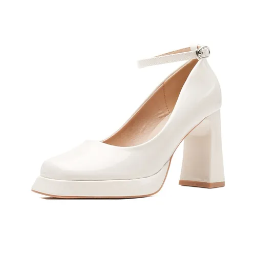 Zubumei Грубый каблук Высокие каблуки Женские