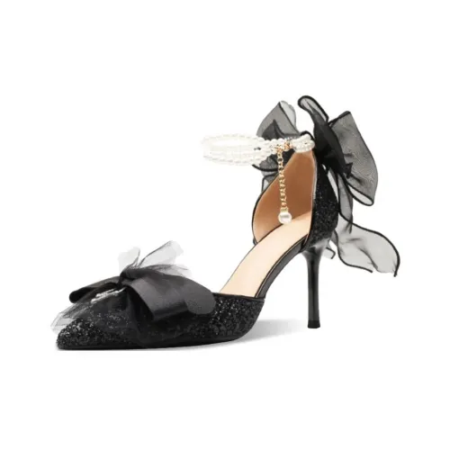 RoseDoris Узкий каблук Высокие каблуки 8 см Женские Черный