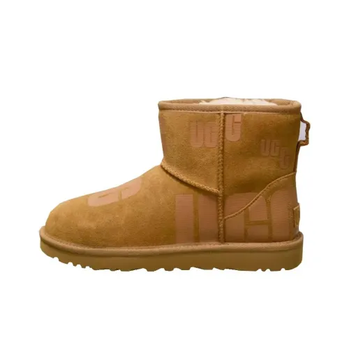 UGG Термостойкие Снежные Ботинки Унисекс Коричневый