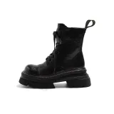 Чёрный, меховая подкладка