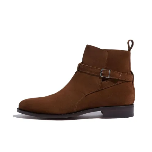 SCAROSSO Ботильоны Мужские Коричневые