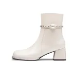 Белый олеированный коровья кожа