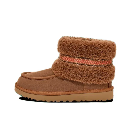 UGG Короткие Снежные Ботинки Женские Коричневые
