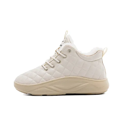 Warrior Теплоизоляционное покрытие устойчивое к истиранию противоскользящее ботинки для снега женские бежевые