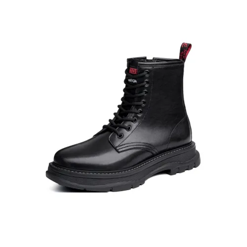 SULEGAO Crew Martin Boot Мужской Черный