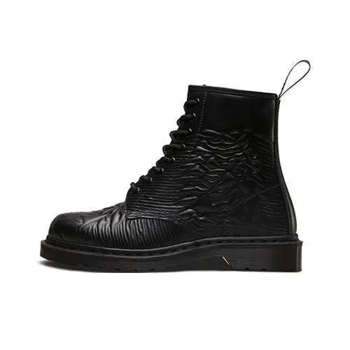 Коллаборация Joy Division x Dr.Martens 1460 Короткий ботинок Martin Унисекс Черный