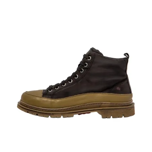 Art Birmingham Короткий Мартин Boot 4CM Унисекс Черный Зеленый