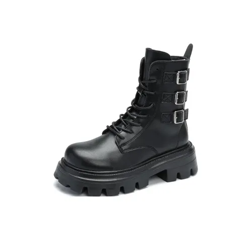 Nrillo Короткий Мартин Ботин Женские Черный