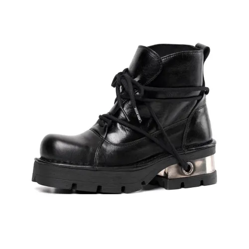 NEW ROCK Ботильоны 5 см Унисекс Черный