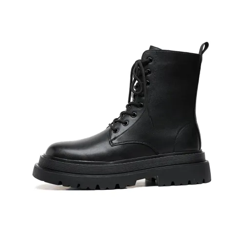 KAQIAODI Бренд Украшение Martin Boot Мужской Черный