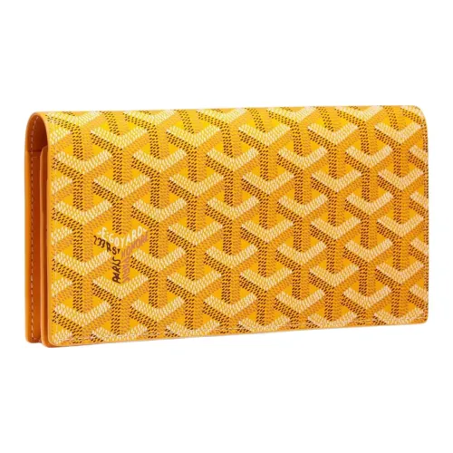 GOYARD RICHELIEU Холст и Кожа Кошелек Унисекс Желтый