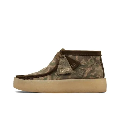 Clarks Wallabee Ботильоны Камуфляж Зеленый Мужской