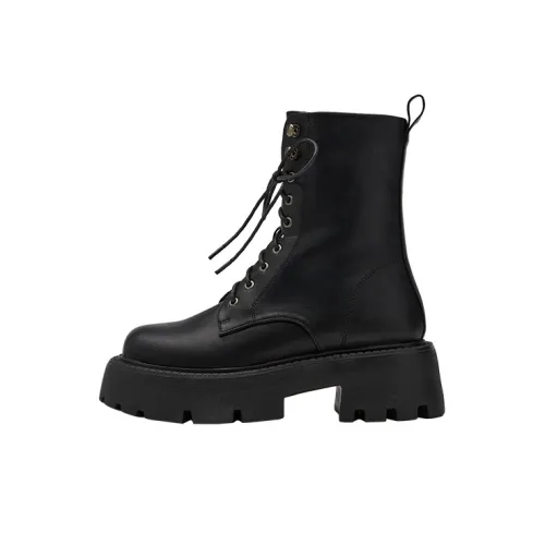 GRACEGIFT Короткий Мартин Ботинок 6 см Женский Черный