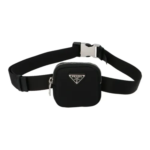 PRADA Полиамид Ремень Женский Черный Ширина 3 см