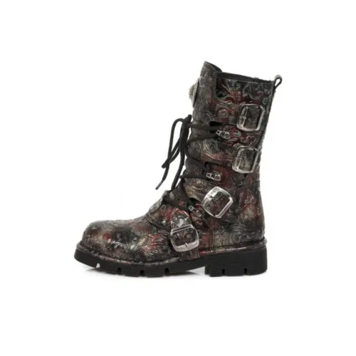 NEW ROCK Ботильоны Красный Унисекс