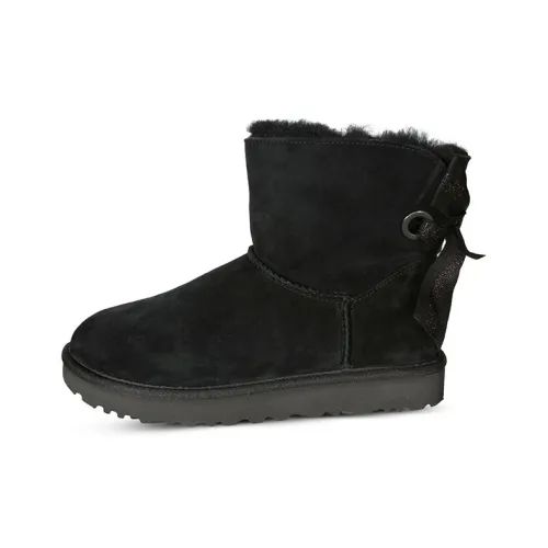 UGG Термостойкие Короткие Снежные Ботинки Женские Черные