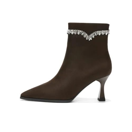 WEISHIBANGWEI Ботильоны 7,5CM Женские