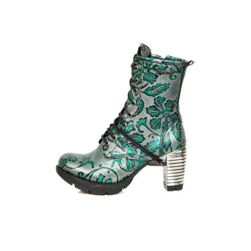 NEW ROCK Носки Crew Martin Boot Унисекс Silver Green