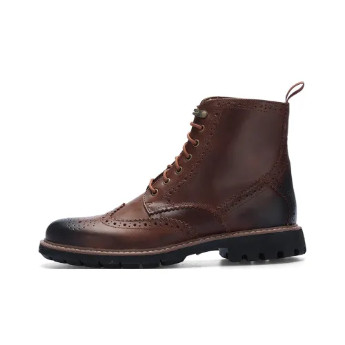 Clarks Короткий Мартин Ботин Мужской Умбра