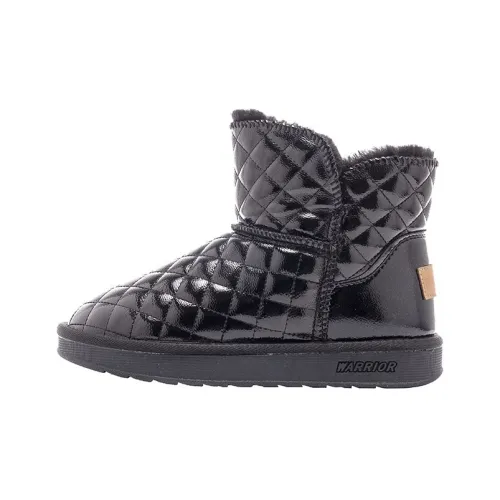 Warrior Флис С подкладкой Тонкий хлопок Термический Короткие Снежные ботинки Женские Черные