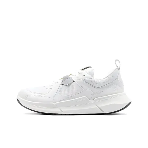 Ecco Амортизация Низкий Топ Casual Женский Белый