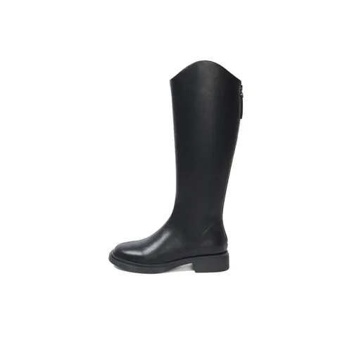 PT'SON Женские высокие сапоги с каблуком 3,5 см