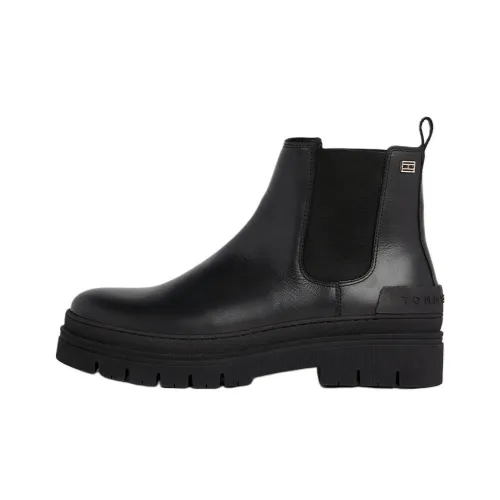 Tommy Hilfiger Короткий Челси 3,6 см Женские Черный