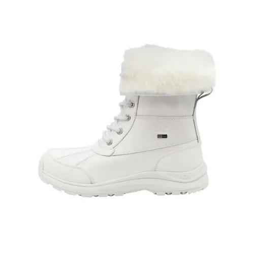 UGG Adirondack Термостойкие Короткие Снежные Ботинки Женские Белые