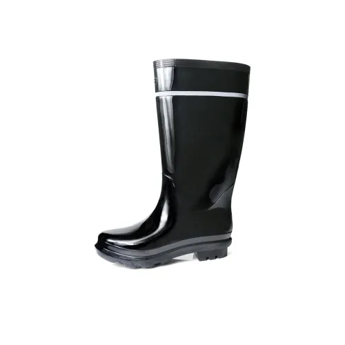 Strongman Водонепроницаемые и Износостойкие Резиновые сапоги Мужские Черные
