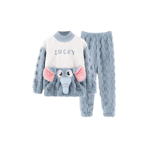 LEZIYUN Пижамный комплект женский синий