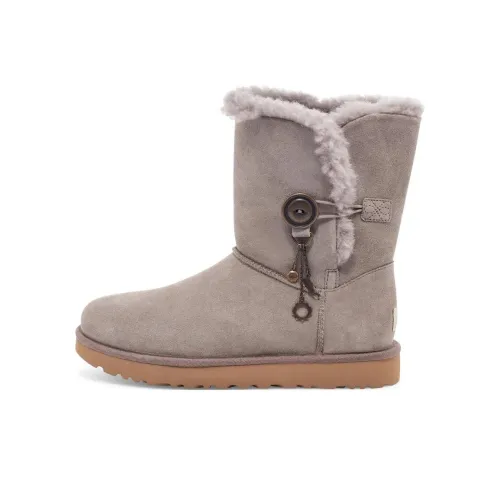 UGG Термостойкие Зимние Ботинки Crew Женские Синий Серый