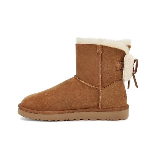 UGG Классический Dudble Арочный Мини Теплоизоляционный Короткий Снеговик Женские Коричневый