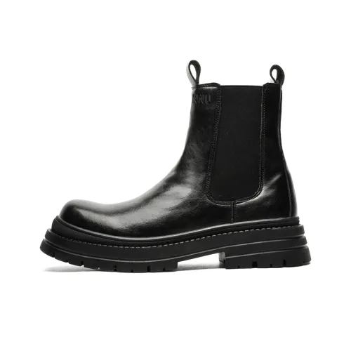 Dunnu Короткий Челси Мужской Черный