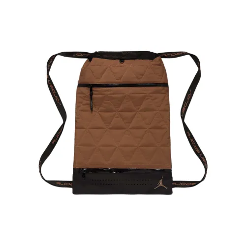 Jordan Polyester Backpack Unisex Brown