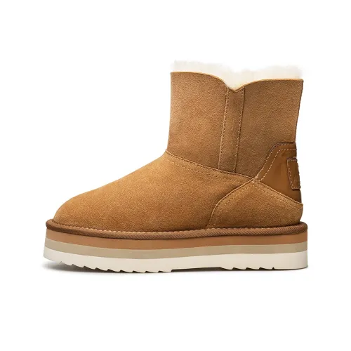 AU MU Термические противоскользящие ботинки для снега 7,5 см женские