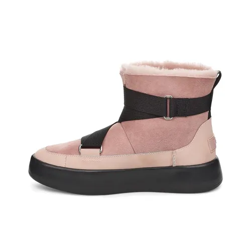 UGG Классический Boom Пряжка Теплоизоляционный Короткий Сноубутсы Женские Розовый
