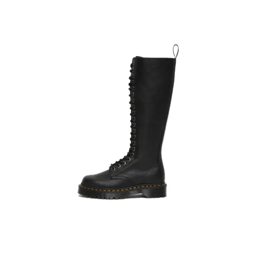 Dr.Martens 1B60 BEX Pisa Колено Высокий Мартин Ботинок Женские Черный