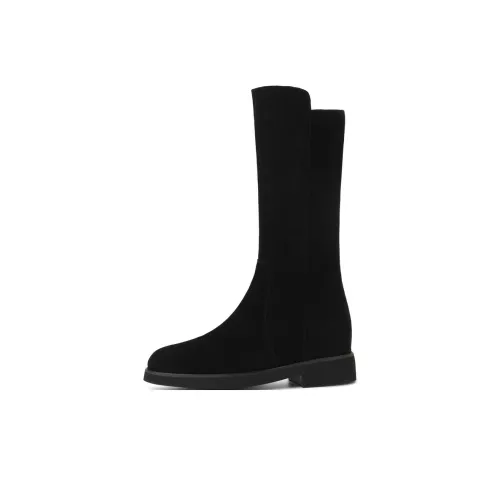 BOERDIQI Высокие сапоги на каблуке 3 см Женские Черные