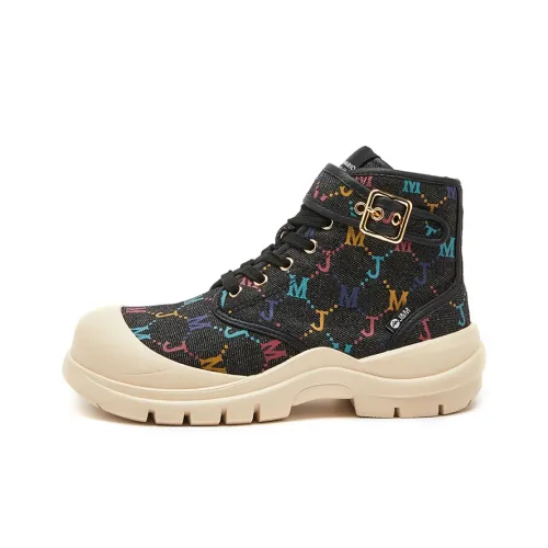 Joy&Mario Мартинсы Черные Женские