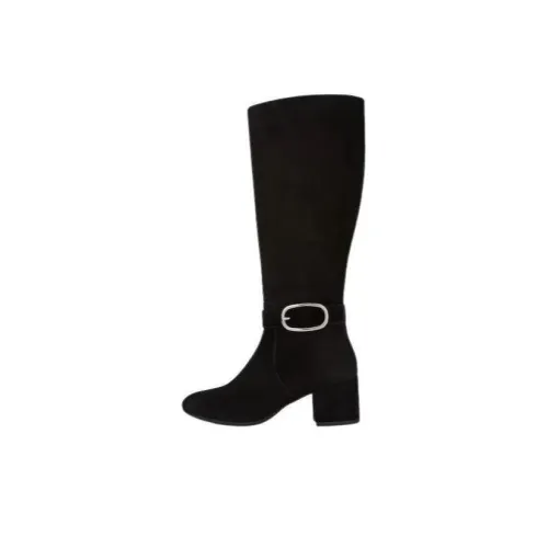 GEOX Женские высокие сапоги на каблуке 6 см черные