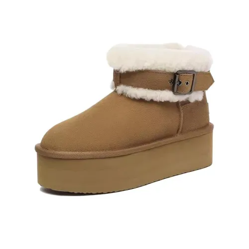 EVERAU Короткие Сноубутсы Женские Каштановые